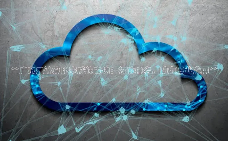 意昂体育4代理赛富乐斯**广东云计算比赛成绩查询：权威排名，助力职业发展**