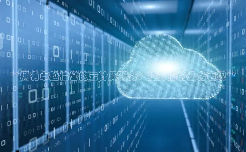 意昂4代理百度百聘**拥有卓越信誉的云计算服务：提升您的业务表现**