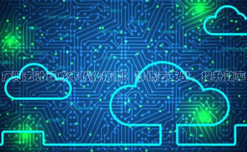 意昂4登录梯哥哥科技庐阳云计算成本优化指南：降低云支出，提升效率