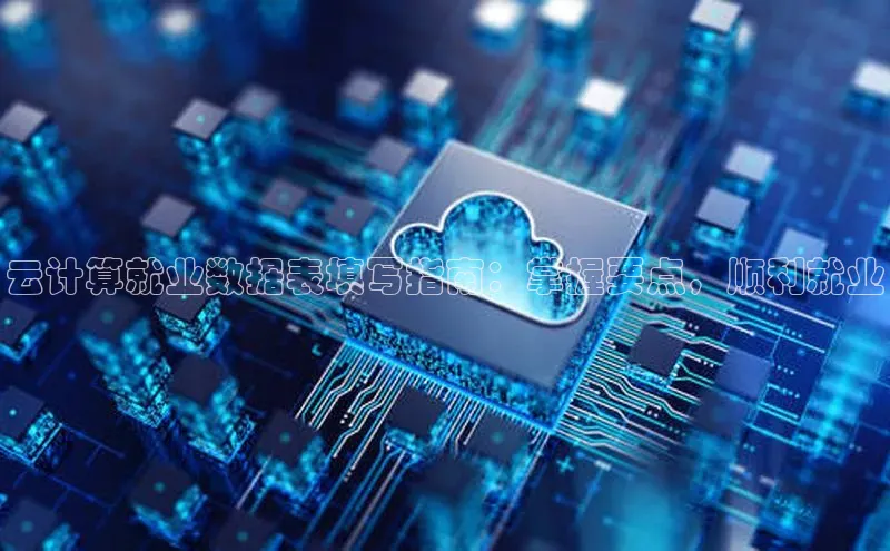 EON体育4巴美列捷福云计算就业数据表填写指南：掌握要点，顺利就业